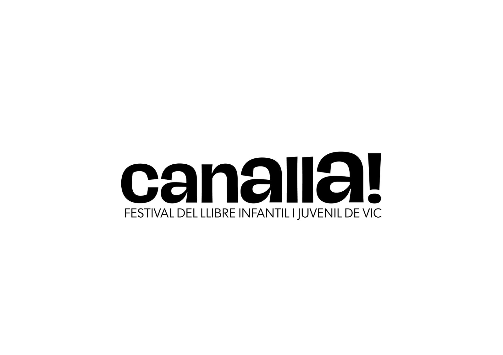 Festival del llibre Canalla a Vic — disseny de txelostudio